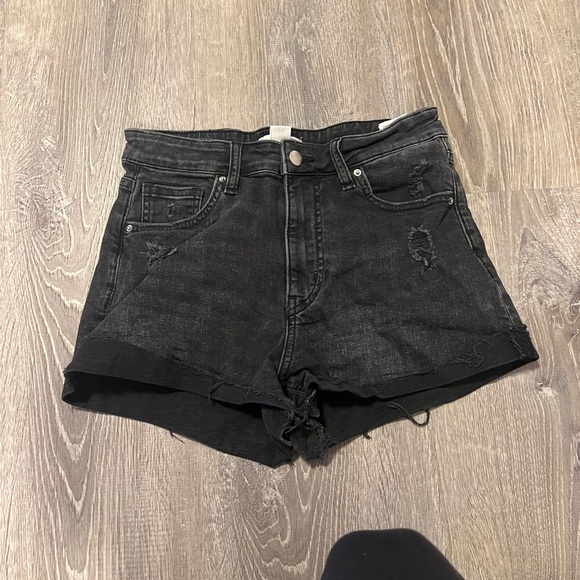 H&M Pants - H&M Faded Black Jeans Shorts